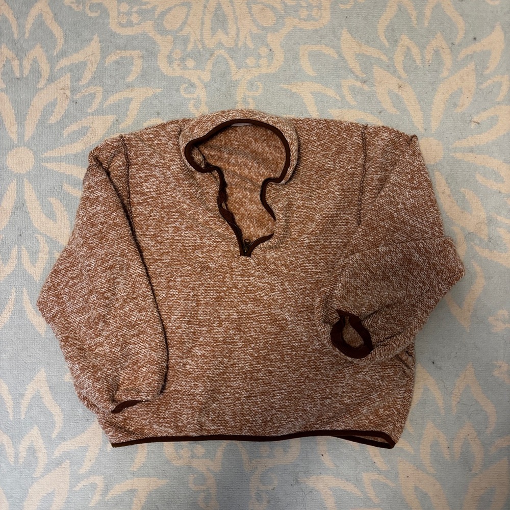 Urban Outfitters out from under Brown quarter zip sweater